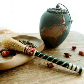 高粱杆手编茶艺杯刷 清洁刷茶具刷