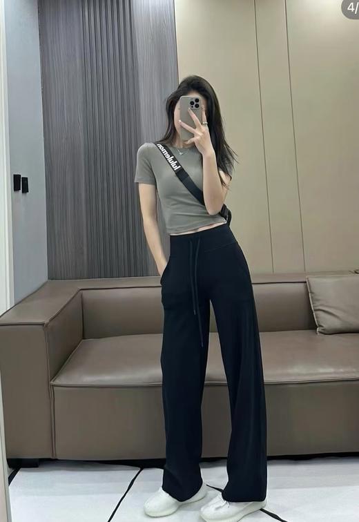 这条神仙裤子都给我冲！lu系空气感休闲阔腿裤 商品图4