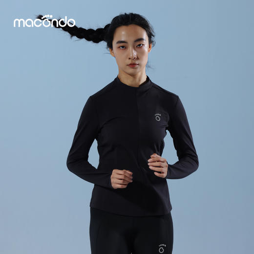 原创单品丨马孔多女子糯糯加绒上衣 吸湿排汗 腋下一片式 防磨小立领 袖口拇指洞 商品图0