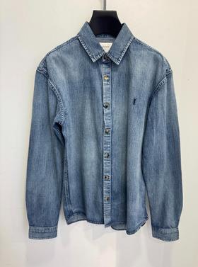 中性款牛仔衬衫外套024