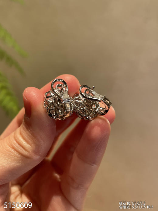 老坑艳绿蛋面耳钉【5150609】具体价格微信咨询 商品图7