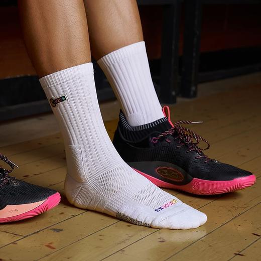有志者UZIS美式篮球袜男士防滑透气美式长筒刺绣袜子专业训练掌机 商品图8