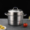 贝伦斯304不锈钢蒸锅燃气灶电磁炉馍馒头包子蒸锅家用蒸煮两用加厚二层 商品缩略图10