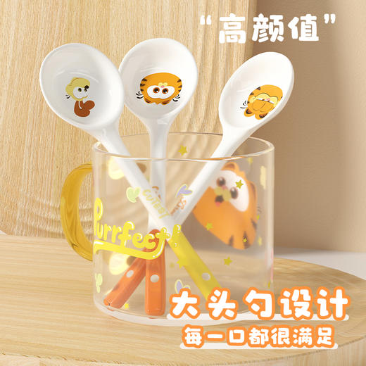 加菲猫家族 陶瓷家用勺子1个装 商品图3