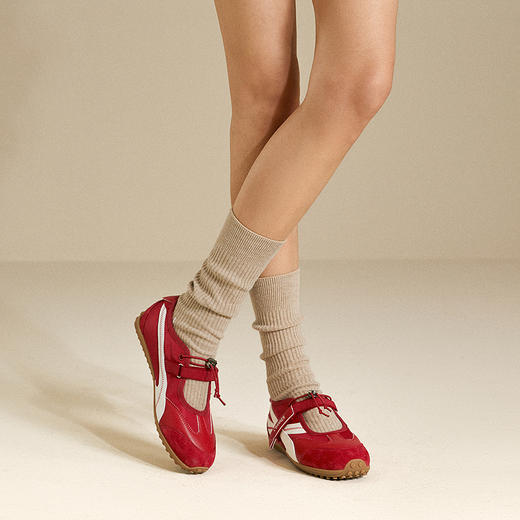 千百度内增高运动玛丽珍鞋女芭蕾德训鞋时尚休闲鞋A25472705 商品图4