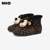 MIO米奥雪地靴冬季可爱小鹿玩偶新款豹纹保暖毛毛加绒短靴女M256652913 商品缩略图2