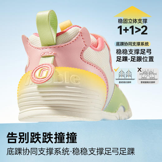 基诺浦机能鞋关键鞋学步鞋潮流足G-拼图GB2400 商品图5