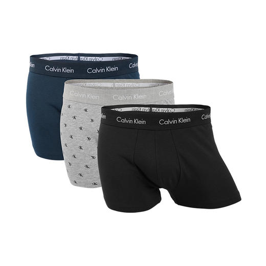 【超惠秒】Clavin Klein CK男士新晋款三件装弹棉内裤 12255 商品图0