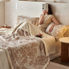 【牛奶雕花绒毯】秋冬毛毯牛奶绒雕花复合毯保暖办公室午休沙发毯子 商品缩略图4