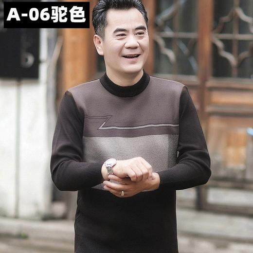 【保暖百搭❗️秋冬加厚男士毛衣】亲肤柔软，聚热锁温，柔软舒适！休闲中年男人爸爸装 商品图2
