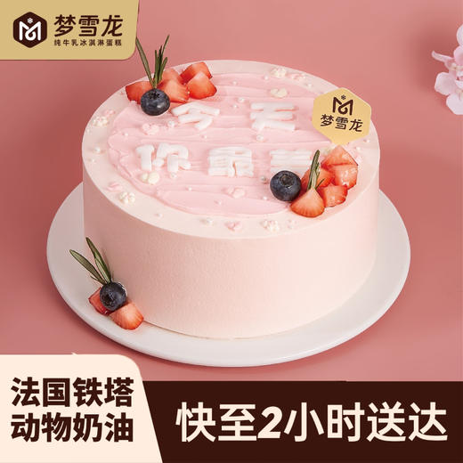 今天你最美 .纯牛乳冰淇淋蛋糕 |  梦雪龙 商品图0