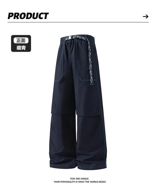工装户外+山系伞兵冲锋裤！男女同款三防面料民族风设计装饰，休闲户外潮流三合一！ 商品图3