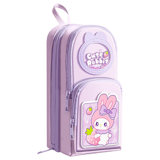 开学季福利！新品！【6层12格分区  大容量收纳】咔巴熊书包笔袋卡通高颜值文具盒多功能女孩小学生大容量铅笔盒 商品图4