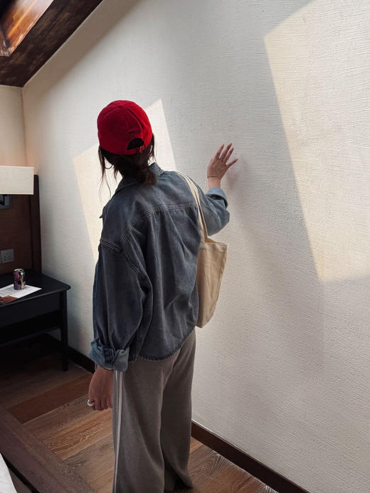 Am*i 品牌原单水洗钩针编织大爱心牛仔外套 商品图8