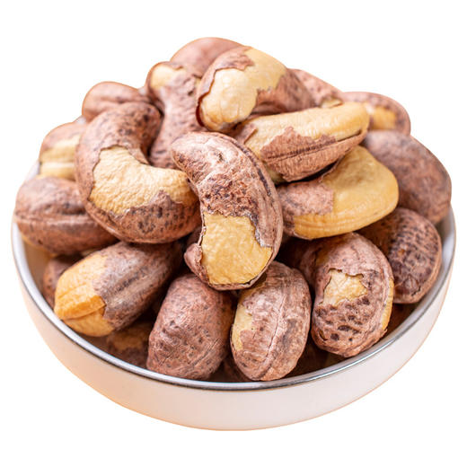 新货带皮腰果500克大罐装坚果炒货袋装罐装新款新品年货休闲零食酥脆 商品图4