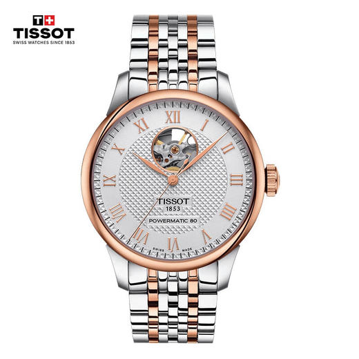 天梭(TISSOT)力洛克系列钢带机械男表T006.407.22.033.02 商品图0