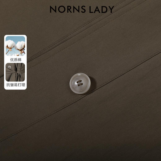 NORNS LADY诺恩 【琥珀】风衣外套中长款修身时尚外套 T25WK20480-12.1 商品图4