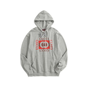 男款棉质印花连帽卫衣012