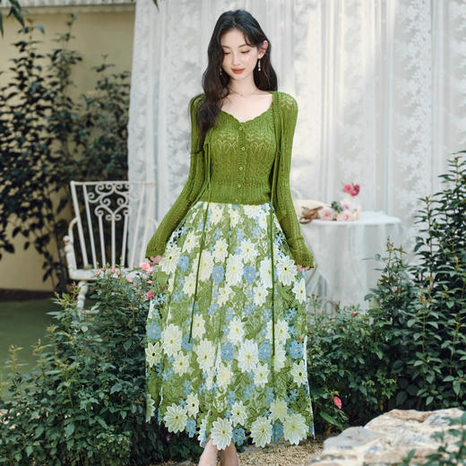 小个子穿搭一整套独特超好看套装旅游度假穿搭巨好看的两件套早秋 商品图0