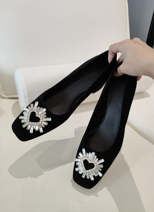 LARARIA小羊皮鞋钻款高跟鞋 商品图1