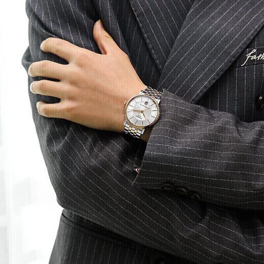 天梭(TISSOT)卡森臻我系列钢带机械男表T122.407.22.031.01 商品图3