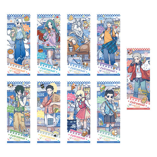 《非人哉官方店罗》森联名食光小铺镭射票盲盒动漫周边逆向镭射收藏 商品图4