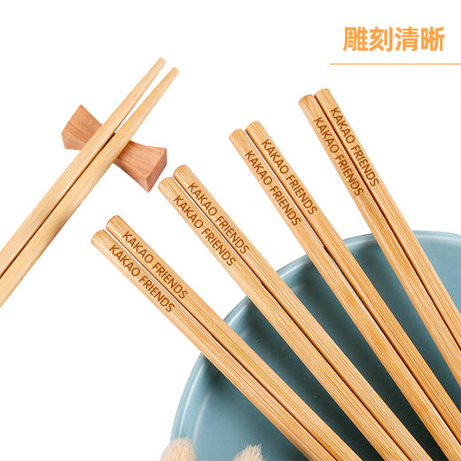 Kakao friends 精选楠竹筷5双/包 商品图3