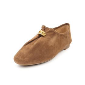 BF楼真美诗堆堆云25新秋羊皮老钱风柔软一脚蹬奶奶鞋乐福鞋吊牌价1398折后价1098