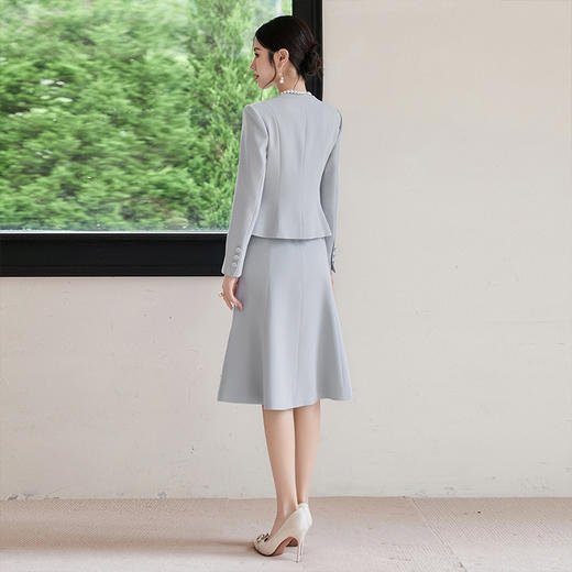 IWY/扶摇系列 气质小香风时尚套装女秋季新款醋酸西装套裙高端职业装FYCS717 商品图4