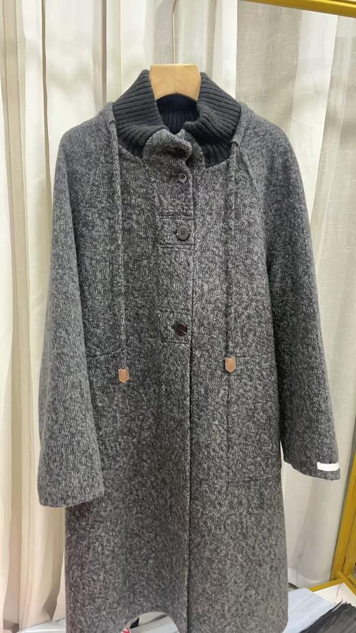 【YW】无忧购 长款毛呢大衣女高级感慵懒风洋气优雅减龄毛呢外套2503（截单后3-5天发货） 商品图10