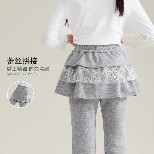 蕾丝拼接微喇裤 商品图2