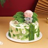 福寿竹韵·青竹贺寿纯牛乳冰淇淋蛋糕6英寸 |  梦雪龙 商品缩略图1