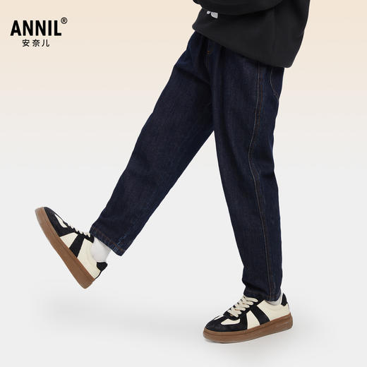 男童全腰牛仔单裤秋季新款安奈儿童装EB536560 商品图1