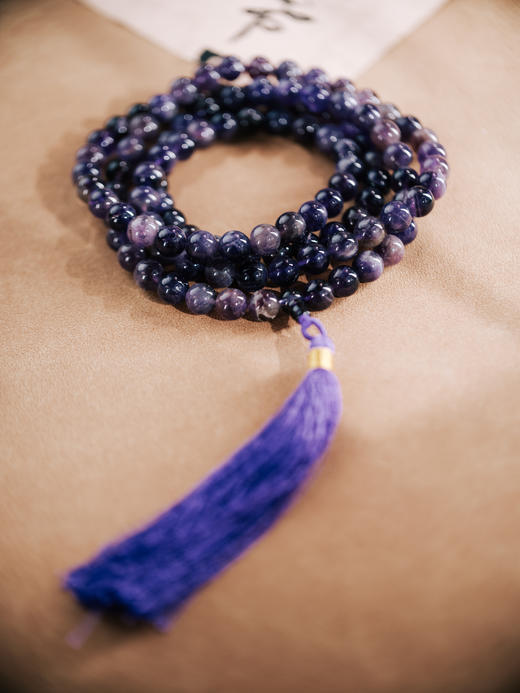 【福利】 紫水晶108颗多圈串珠 | 珠径1.0 微瑕【器悟雅玩】 商品图1