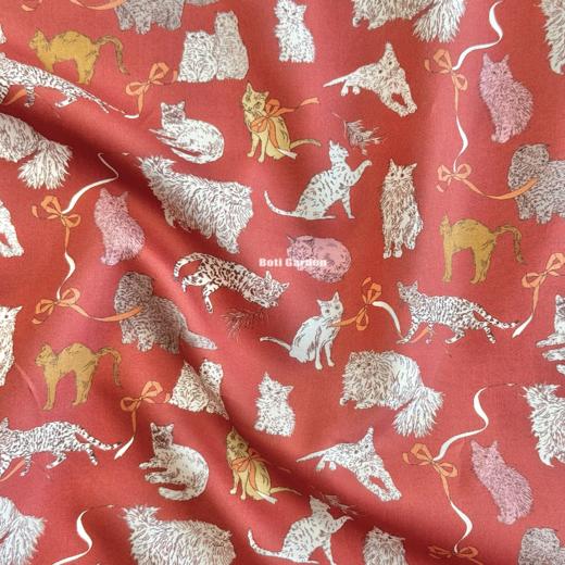 LT297B 科赫与艾托KOH & EITO Liberty塔纳棉 胶囊系列 猫咪 269元/米 商品图3