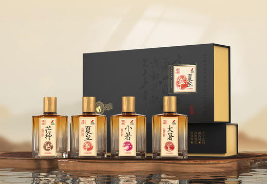 【中秋限定】鸡公山浓香型白酒24节气酒高端礼盒125ml*4瓶/提 商品图1