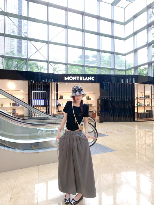 <曾小咸推荐> 现货秒杀！微信超特价！3色褶皱正肩短袖T 日常89.99 立减40 秒杀49.99！ 商品图8