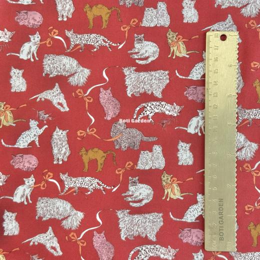 LT297B 科赫与艾托KOH & EITO Liberty塔纳棉 胶囊系列 猫咪 269元/米 商品图2