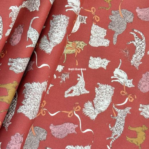 LT297B 科赫与艾托KOH & EITO Liberty塔纳棉 胶囊系列 猫咪 269元/米 商品图1