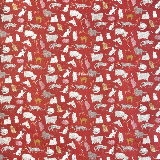 LT297B 科赫与艾托KOH & EITO Liberty塔纳棉 胶囊系列 猫咪 269元/米 商品图4