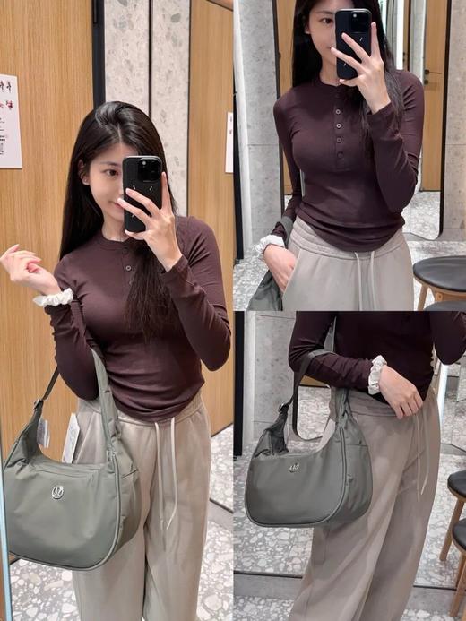专柜2025新款！lululemon hold Tight 女士修身剪裁亨利衫 商品图0