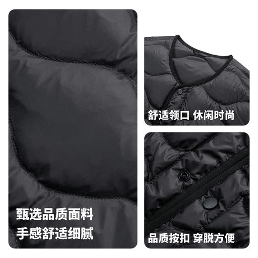 【含鸭绒】圣得西男零压感轻暖羽绒服2025秋冬款柔软舒适上衣外套 商品图4