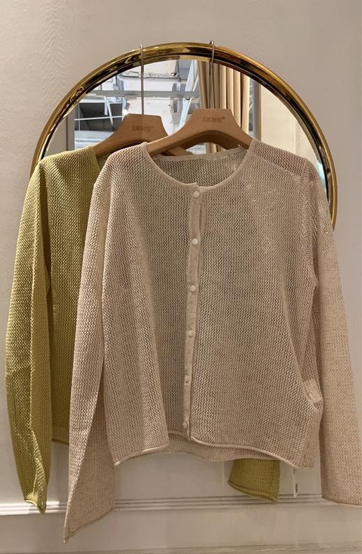 【门店同款】ENJOY秋季镂空防晒针织开衫 164194593 商品图1