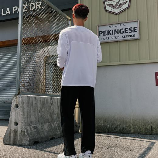 录士LUSHISI尘土卫裤加绒毛圈直筒卫裤保暖秋冬运动休闲美式长裤 商品图4