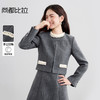 【内购】【两穿领】通勤立领/翻领茧型下摆宽松微落肩短款灯芯绒厚外套-153WA3571 商品缩略图0