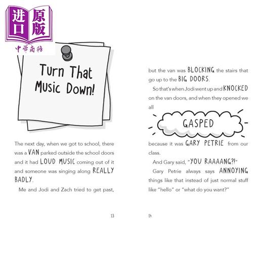 【中商原版】伊兹和朋友们13 地下室里有怪兽 Izzy and Friends There s a Beast in the Basement 英文原版 小初文学进口图书 商品图3