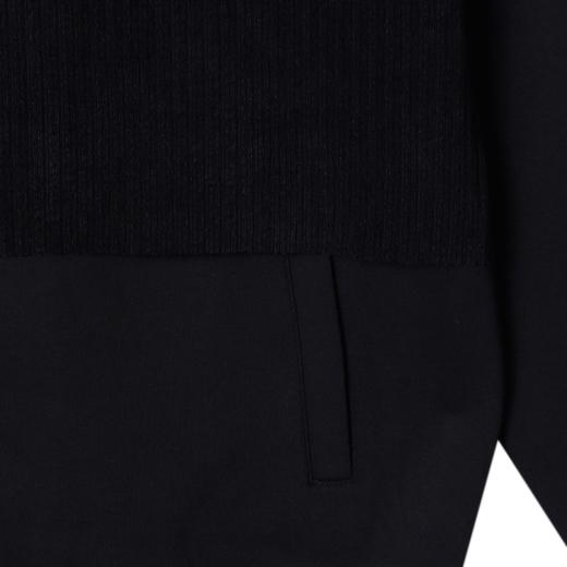 D1372SDSA男士秋冬新款痞帅男装高街拼接设计连帽卫衣休闲时尚宽松上衣 商品图3