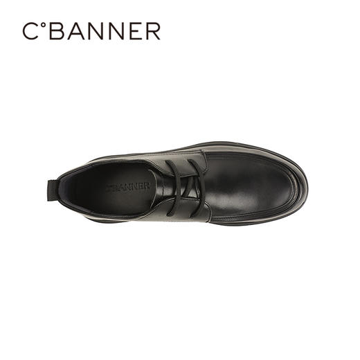 千百度秋季穿脱方便 有设计感商务休闲男鞋A25409121 商品图2