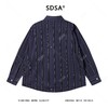 31153SDSA男士秋冬新款痞帅男装韩版经典条纹撞色翻领长袖衬衫百搭时尚 商品缩略图5