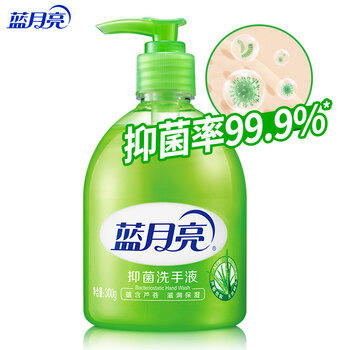 蓝月亮 洗手液泡沫细腻芦荟抑菌300g/瓶 抑菌99.9%滋润保湿 /个人护理 /身体护理 /洗手液 商品图1